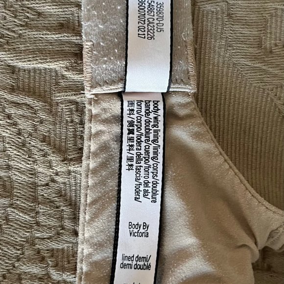 Three (3) Body by Victoria Lined Demi Underwire Bras 32DD in Nude - Picture 9 of 9